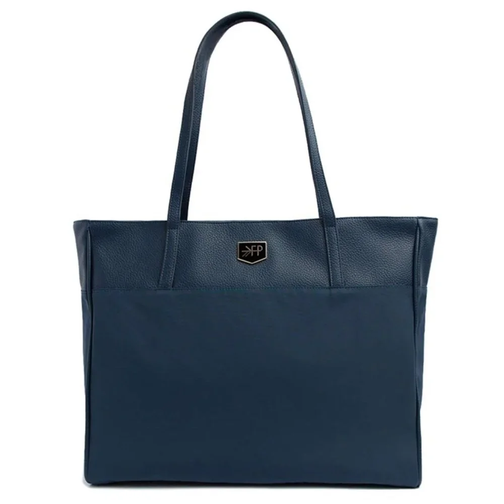 Freshly Picked Navy Blue Tote Diaper Bag